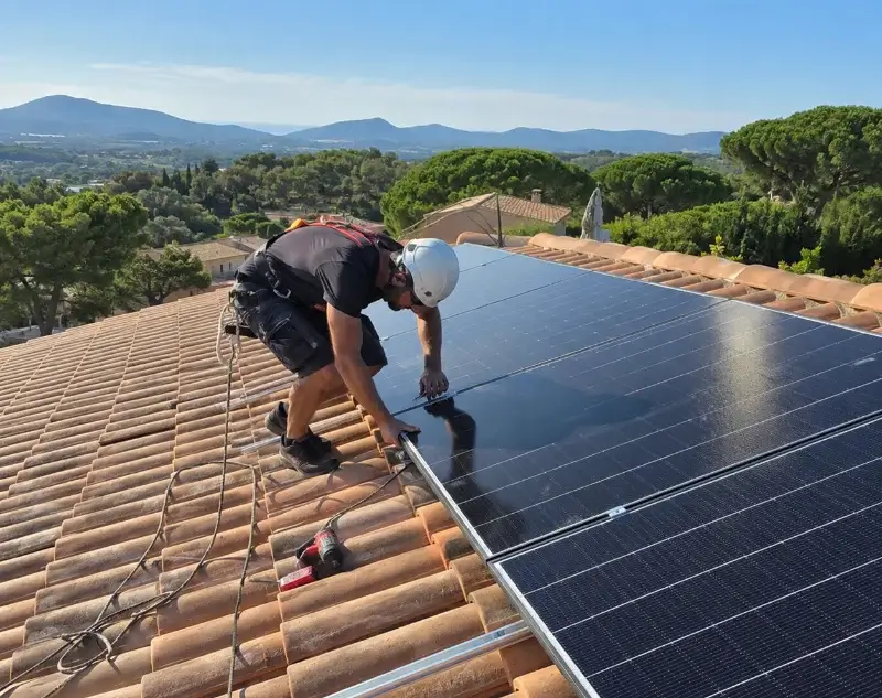 Installateur panneaux solaires Estancarbon — pose photovoltaïque sur toiture