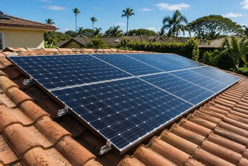 Installation de panneaux solaires à Estancarbon